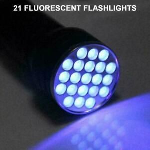 Car A/C System Leak Test Detector UV Flashlight Protective Kit S0J0 Glasses A5V5