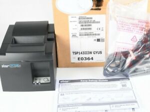 Star Micronics Thermal Printer |  TSP100 |  TSP143IIIW GYUS | WiFi Enabled