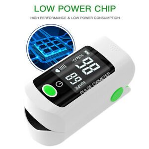 Finger Pulse Oximeter Blood Oxygen Saturation Heart Rate Measuring SpO2 Monitor