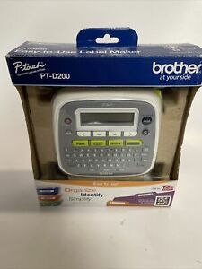 Brother Model PT-D200 P-touch Electronic Labeling System in Excellent Condition.