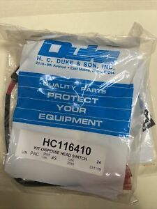 electro freeze parts HC116410 KIT-DISPENSE HEAD SWITCH FITS 145 196 957RMT