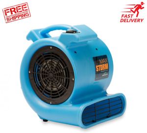 Max Storm 1/2 HP Durable Lightweight Air Mover Carpet Dryer Blower Floor Fan