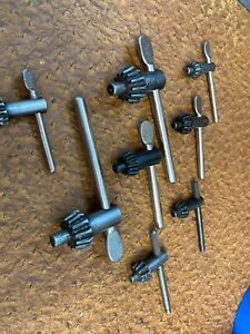 Lot Of 8 Laith Drill Chuck Keys