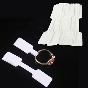 200Pcs Jewelry Price Tag for Necklace Bracelet Ring Blank Labels Sticker Durable