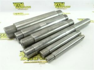 6 LATHE MANDRELS 47/64&#034; 15/16&#034; 1-3/16&#034; 1-1/2&#034; 1-5/8&#034; 1-15/16&#034; P&amp;W CLEVELAND
