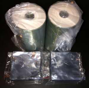 Spin-X Mini CD-R 32x 22min White Inkjet Printable 200ct w/ Poly Sleeves