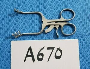Symmetry 24-2211 Weitlaner Retractor 4.5&#034; Blunt 2x3 Prongs