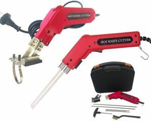 200W Electric Hot Knife tyrofoam Cutting Tool Kit Heat Cutter with Blades Access