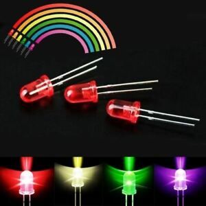 5 x 375pcs Each Box 3MM 5MM LED Light Emitting Diode Beads Resistance Lights Kit