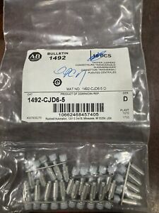 (V) New Allen Bradley Bulletin 1492-EB3 Gray End Barrier Series A NIB 20 Pieces