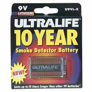 Ultralife 9V Lithium Battery Pack of 12 U9VLJPX  Pack of 12