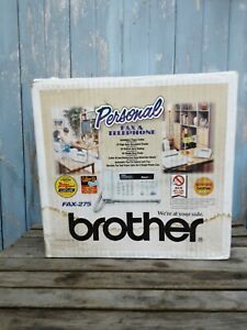Brother Personal Fax and Telephone Fax  275 Brand New Opened Box