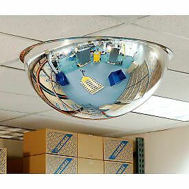 Full Dome Acrylic Mirror, Indoor, 18&#034; Dia., 360 degrees Viewing Angle