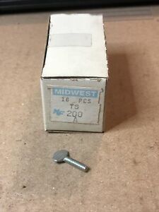 16 pcs. Midwest Fastener Corp. Thumb Screws  6/32 x 1/2 ! NOS !