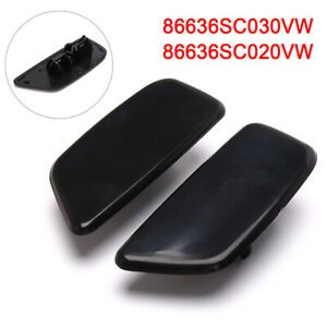 Front Bumper headlight water spray nozzle cover washer nozzle cap 86636SC030V JG