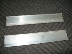 Aluminum sign Mount for Plastic signage Insert, Mill finish