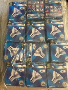 LOT OF 10 - NEW GE General Electric TAL417/C Halogen Light Bulb Lamp 50mm TAL