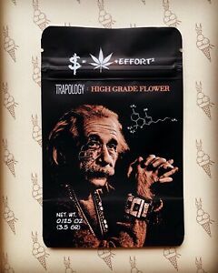 25x Trapology Mylar Bags Smell Proof Resealable Tray Bag CREATIVELABZ843