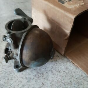 Carter Model N  Patent # Carburetor Vintage REO Gas Engine Brass Round Bowl