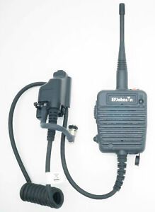 New In Box EF Johnson Speaker Mic 25&#034; VP600 Portable Radio Microphone Immersion