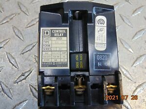 SQUARE D 8501 G020 CONTROL RELAY SERIES D *FREE SHIPPING* see description
