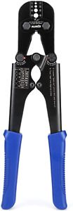 IWISS Wire Rope Crimping Tool/Cutter for Aluminum Oval Sleeves,Stop Sleeves,Crim