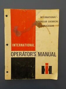 International Harvester Granular Chemical Applicators Operator&#039;s Manual - 1974