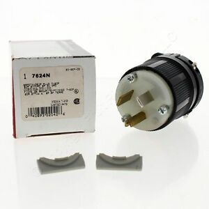 Cooper Safety-Grip Plug 2P 3W 20A 7624N