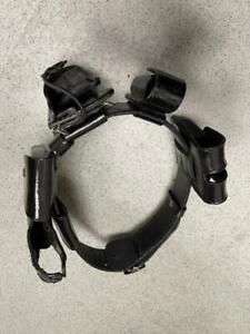 Police SAM BROWN Black Leather (smooth) Duty Belt  w/accessories