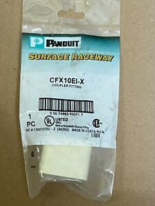 Panduit Pan-Way CFX10EI-X Coupler Fitting For LD10, LDPH10, LD2P10 Raceway STP