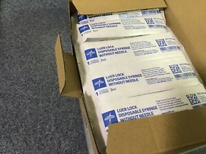 Medline Syringe 3ml Luer Lock Disposable Box of 100  #SYR103010