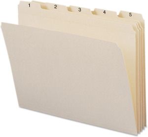 Smead 11769 Indexed File Folders 1/5 Cut Indexed 1-31 Top Tab Letter Manila 31/S