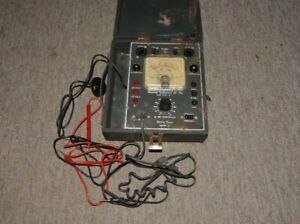 vintage vacuum tube utility tester ACCURATE INSTRUMENT MODEL 161 utility Tester