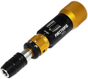 FIRSTINFO Ultra Precision Certified Torque Limiting Screwdriver, 1/4 Inch Hex Nm