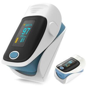 Fingertip Pulse Oximeter SpO2 PR Blood Oxygen  Saturation Heart Rate Monitor.