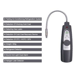 DY5750B Electronic Portable Car Air-conditioning Freon Halogen Leak Tester Tools