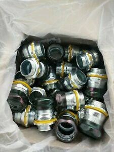 25 Qty Cooper Crouse Hinds 651 RT 3/4 EMT Compression Type Fittings