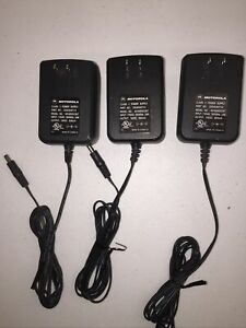 Lot Of 3 Motorola Charger Power Supply EPNN7994A 2504548T14 for CP200, HT750