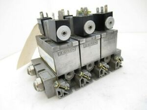 FESTO valve 35 sections JMFH-5/2 - 1/4-D-1-C B# 13299(used tested)