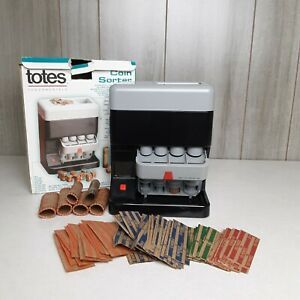 Totes Coin Sorter Automatically Sorts and Directs Up to 20 Coins Tested Works