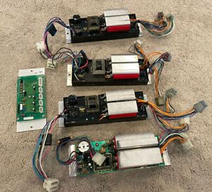 Lot of Whelen Strobe Power Supplies, Edge Light Bar UNTESTED (9000 9M EB6 SL6)