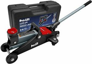 Pro-LifT F-2315PE Grey Hydraulic Trolley Jack Car Lift with Blow Molded Case-300