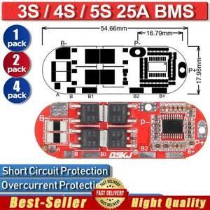 3S 4S 5S 25A 18650 Lithium Battery BMS Protection Board Circuit Charging Module