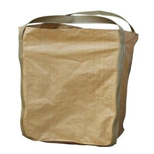 FIBC Bulk Bag Super Sack 3.3x3.3x3.9&#039; W/ Duffle Top &amp; 2 Handles, Large Capacity