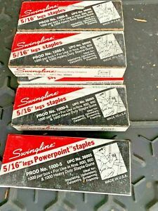 6 Box of 1000 Swingline 5/16 staples  #1000-5