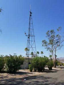 Farm Windmill Tower 40 feet Nice Deer Hunting Stand or radio antenna tower