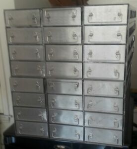 6 Sliding Drawer Freezer Racks, each holding 4x4 2&#034; boxes