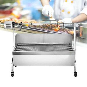 88lbs Barbecue Charcoal Grill Stove Shish Kabob Stainless Steel BBQ Garden Patio