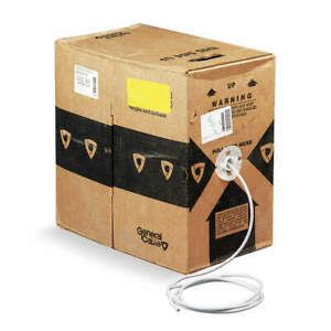 GENSPEED W7131689 Data Cable,Cat 6,23 AWG,1000ft,White