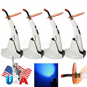 4pcs Dental LED Curing Light Cure Lamp Wireless Cordless SKYSEA USA